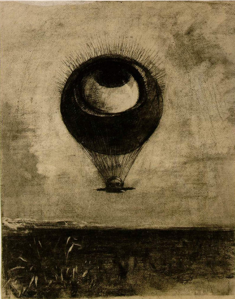 Odilon Redon. Eye-balloon