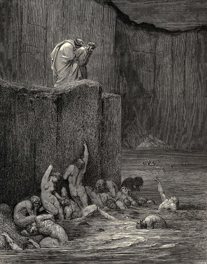 Paul Gustave Dore. Illustration for the "Divine Comedy"