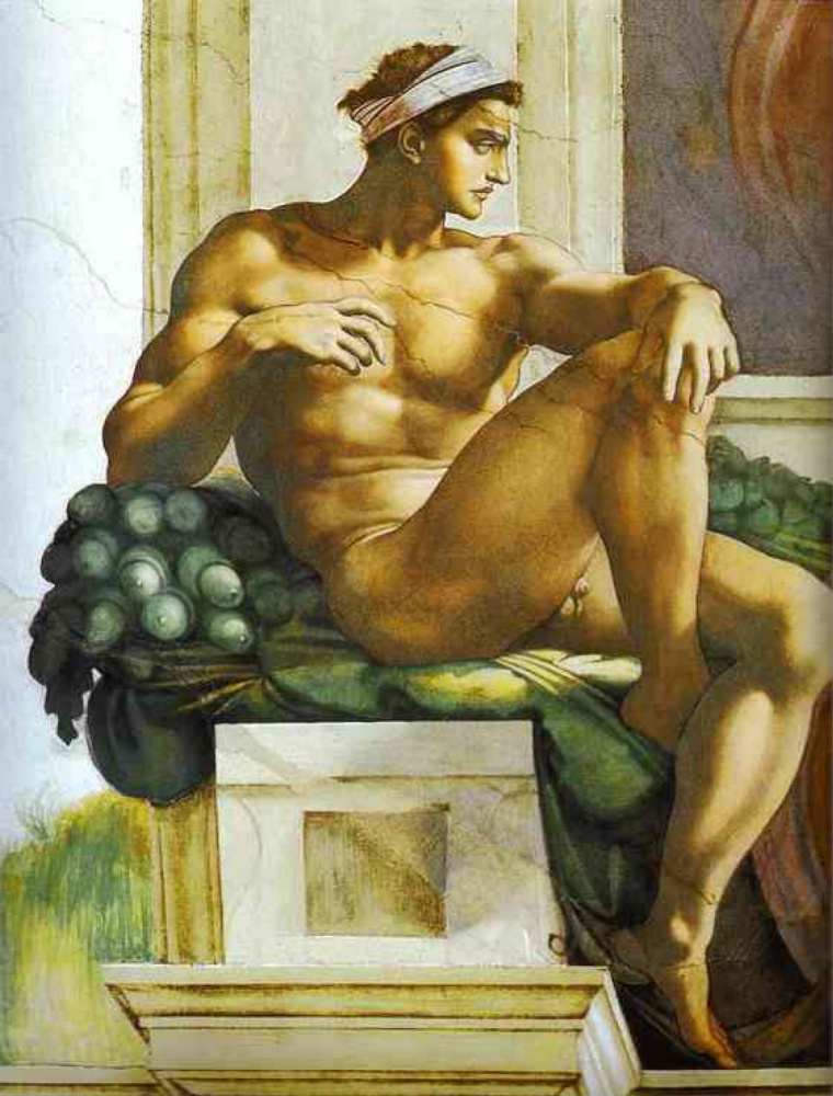 Michelangelo Buonarroti. Nude