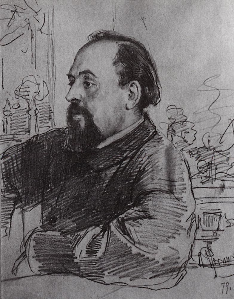 Ilya Efimovich Repin. Portrait Of S. I. Mamontov