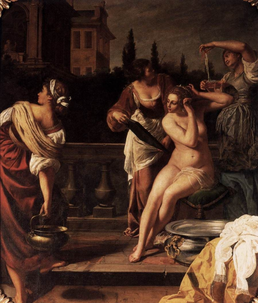 Artemisia Gentileschi. Bathsheba Bathing