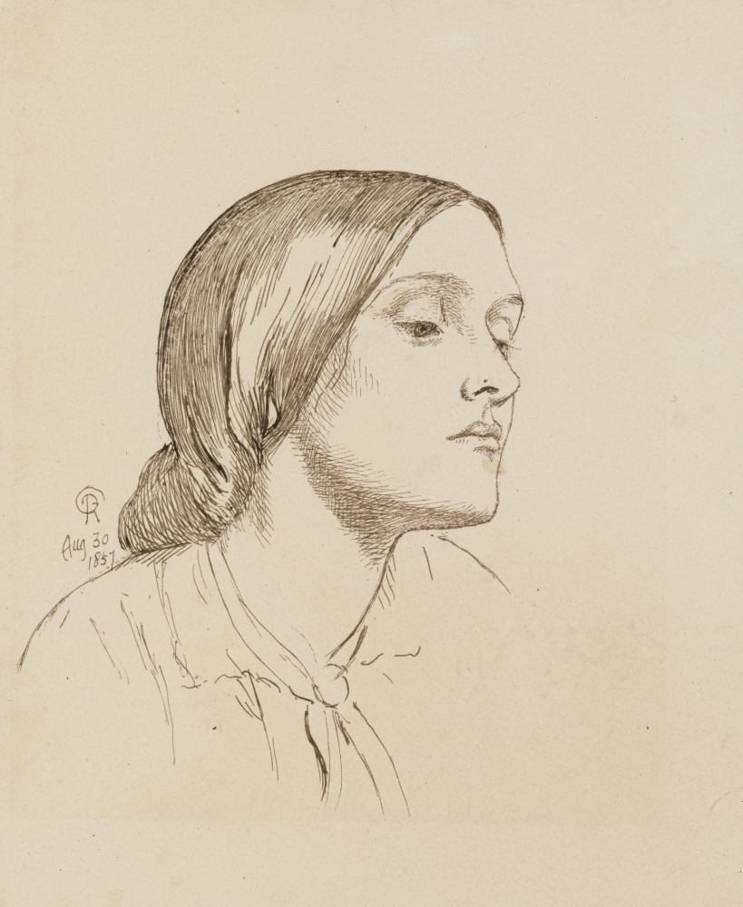 Dante Gabriel Rossetti. Portrait Of Maria Hungerford Pullen