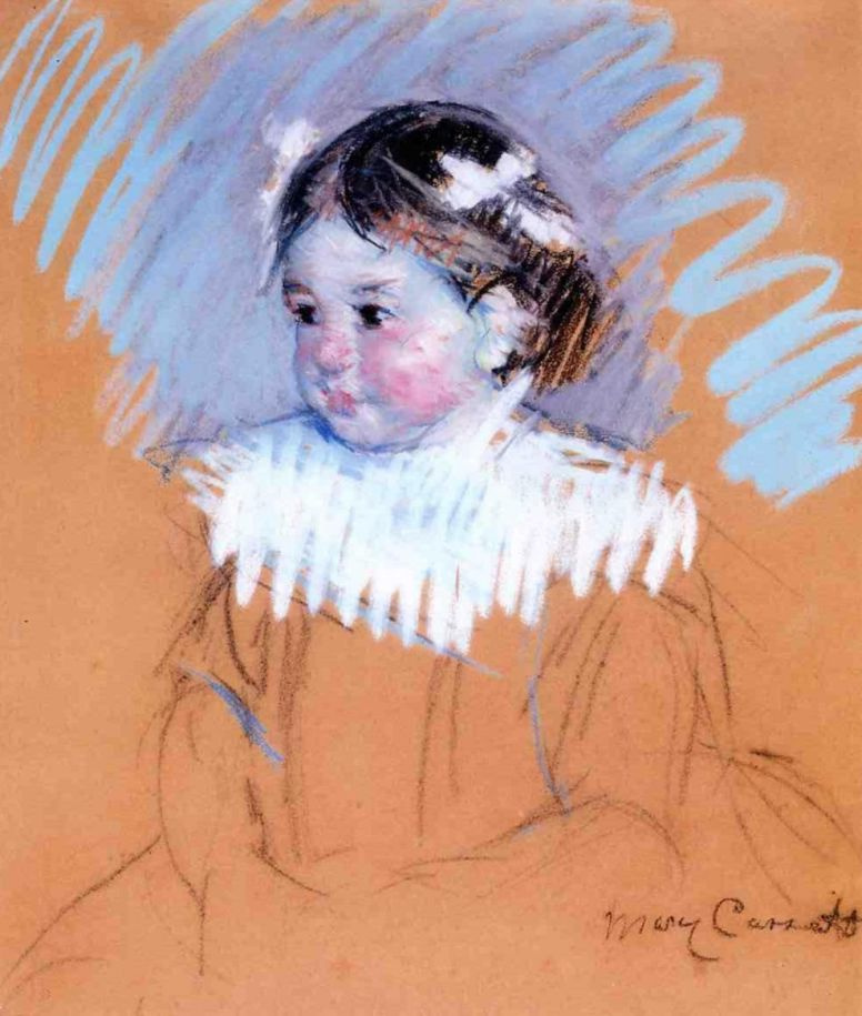 Mary Cassatt. Ellen with bows in her hair