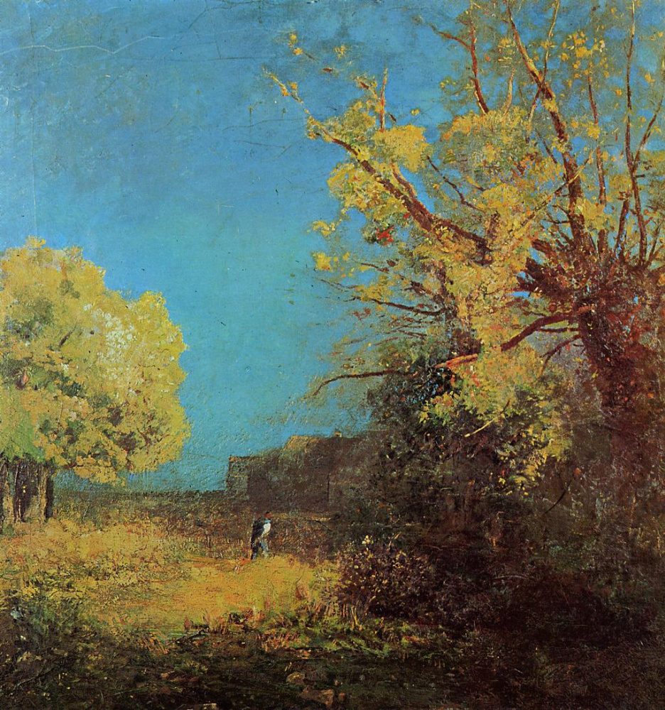 Odilon Redon. Peyrelevade landscape