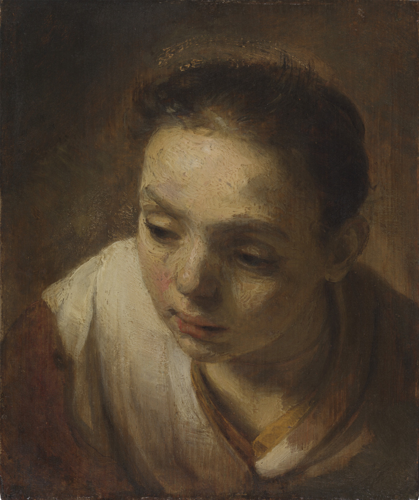 Rembrandt Harmenszoon van Rijn. Head of a Girl