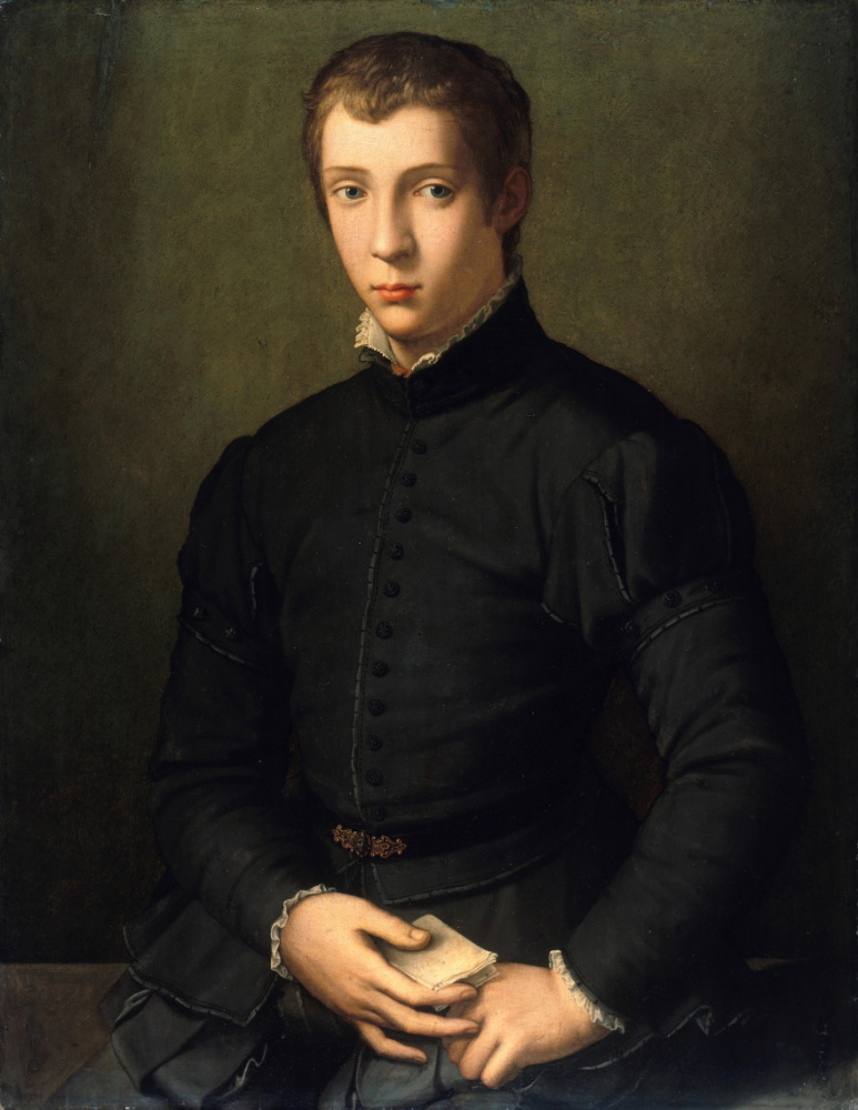 Alessandro Allori. Portrait of a young man. Old Masters Picture Gallery, Berlin