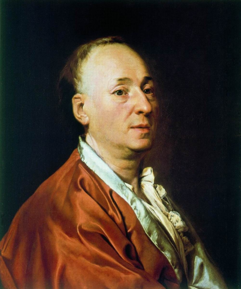 Dmitry Grigorievich Levitsky. Portrait de Denis Diderot