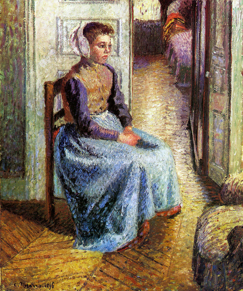 Camille Pissarro. Young Flemish maid