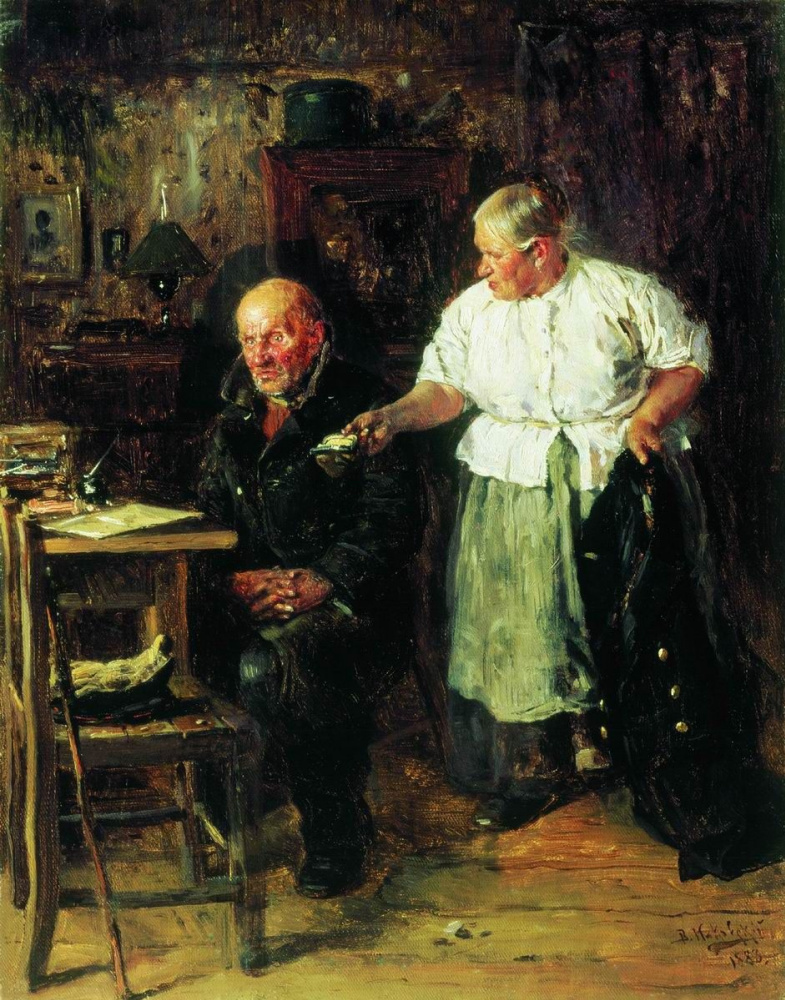 Vladimir Egorovich Makovsky. Reprimand