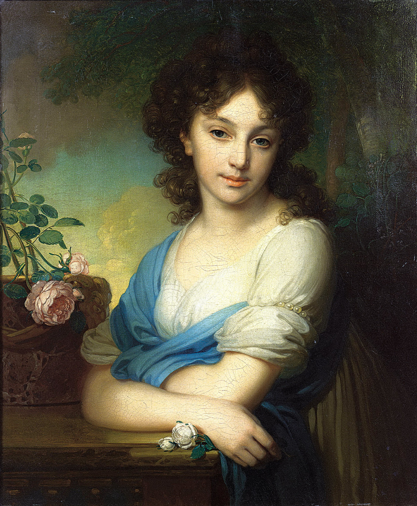 Vladimir Borovikovsky. Portrait Of Elena Alexandrovna Naryshkina