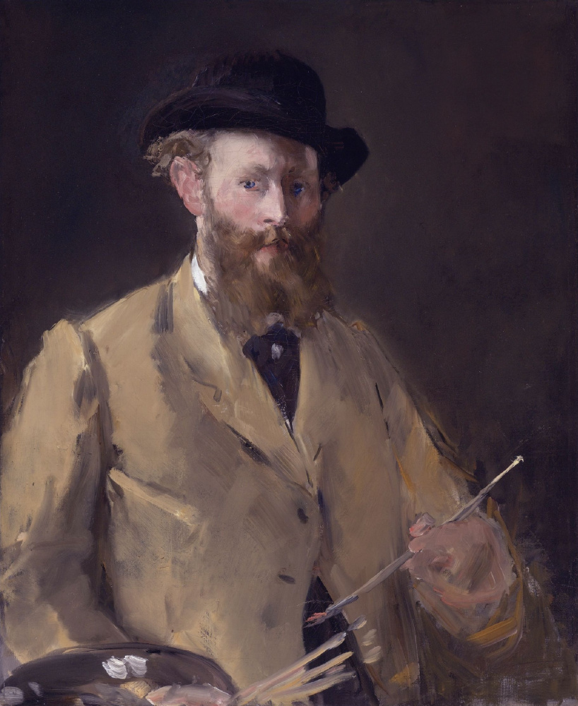 Edouard Manet. Self-portrait with palette