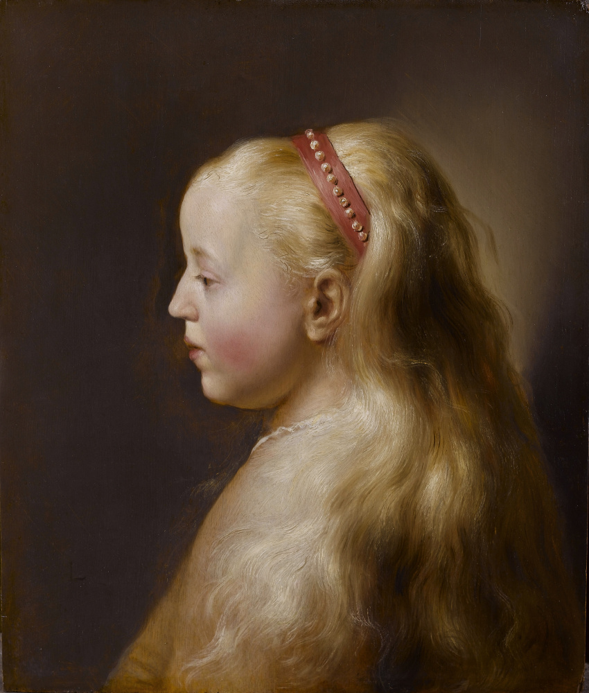 Jan Lievens. Portrait of a young girl in profile
