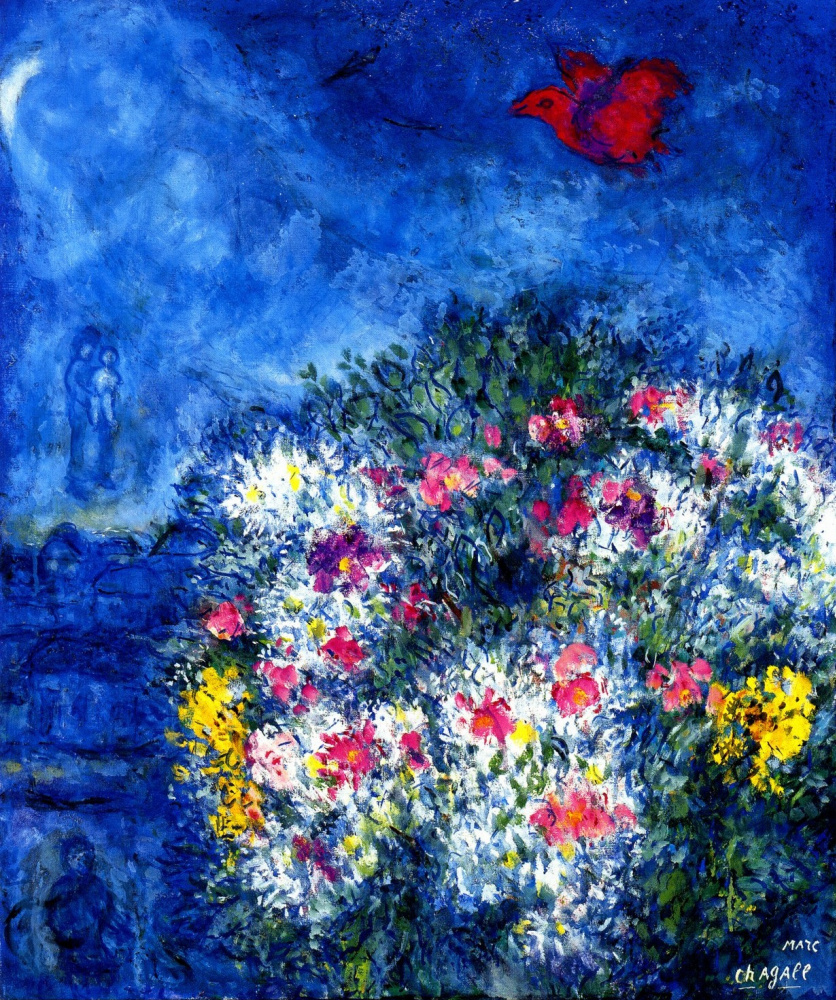 Marc Chagall. Purple bird