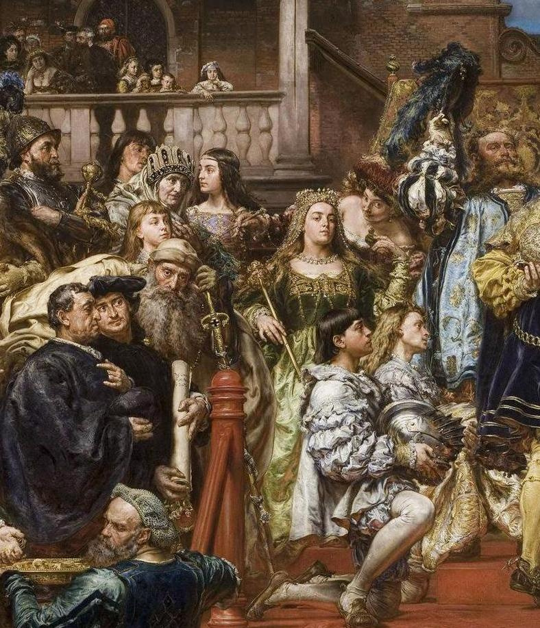 Jan Matejko. Oath of Prussia. Fragment