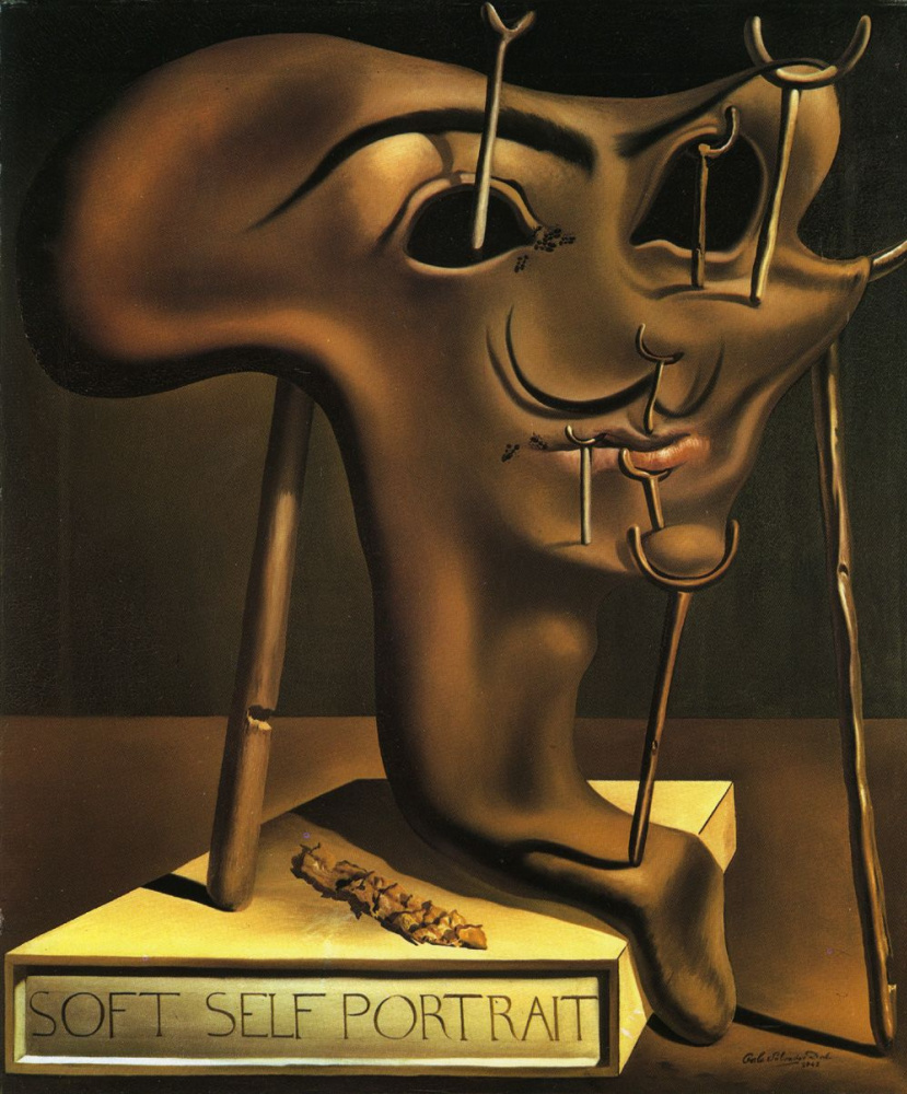 Salvador Dali. Weiches Selbstporträt