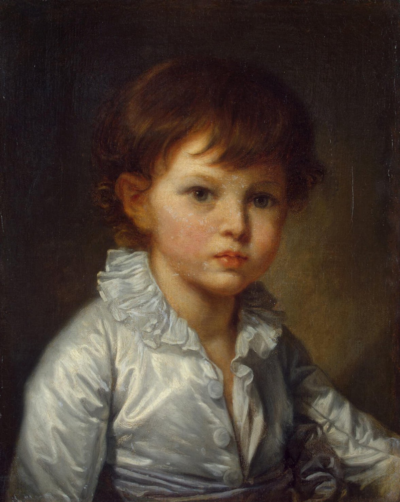 Jean-Baptiste Greuze. Portrait of count Stroganov in childhood