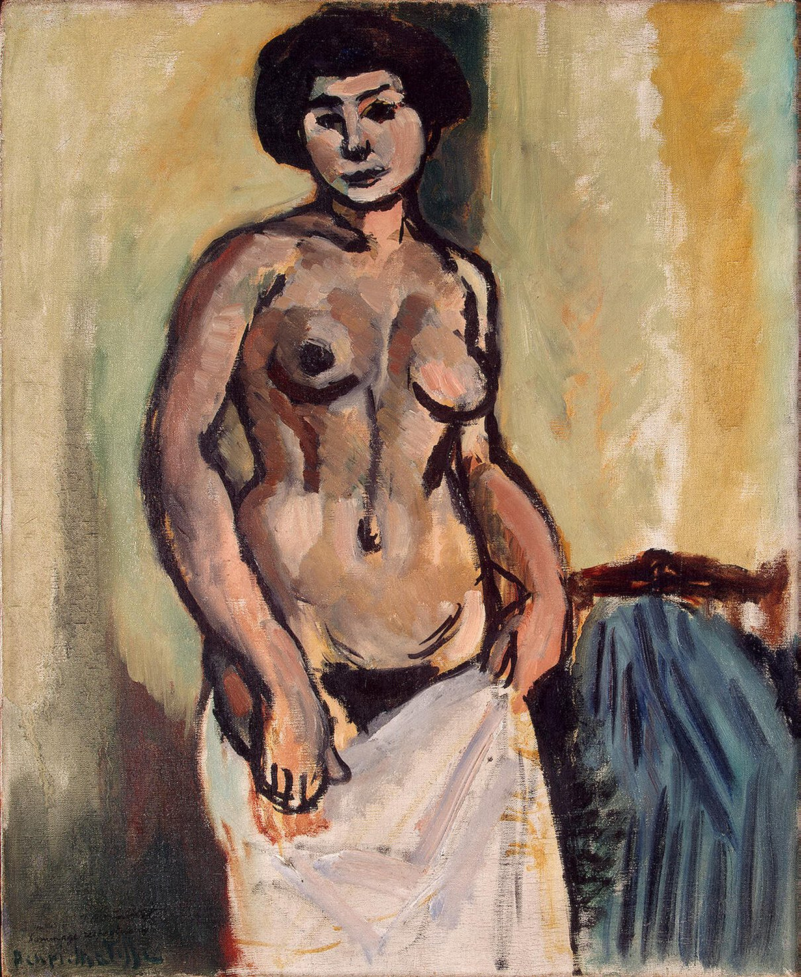 Henri Matisse Nude Woman, 1908, 50×61 cm: Description of the artwork |  Arthive