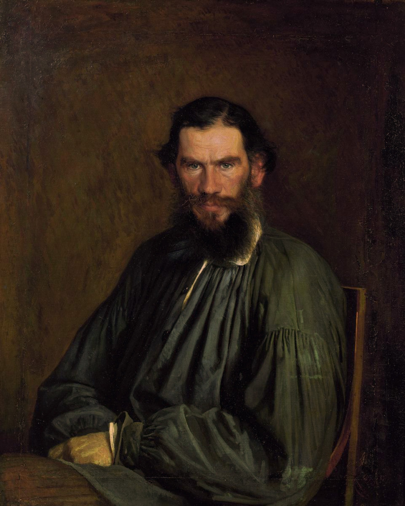 Ivan Nikolayevich Kramskoy. A portrait of the writer Leo Tolstoy