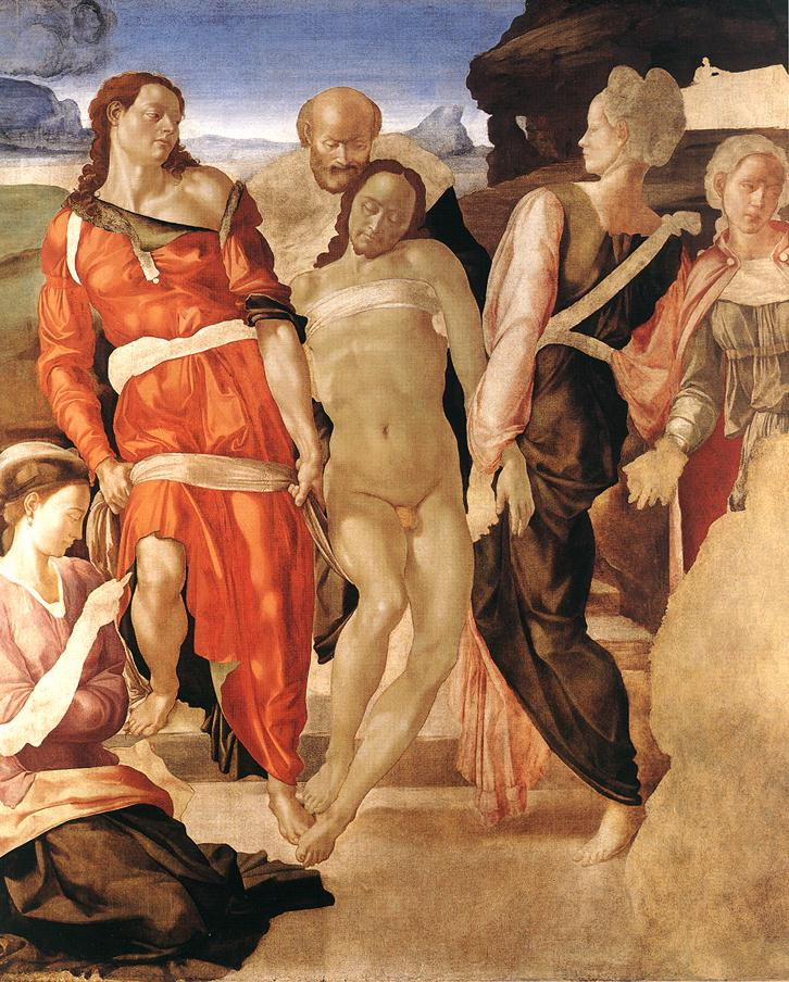 Michelangelo Buonarroti. Entombment