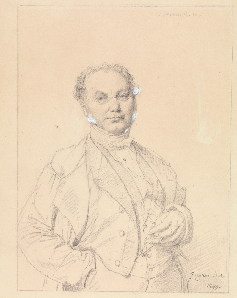 Jean Auguste Dominique Ingres. Dott. Francois Mellier