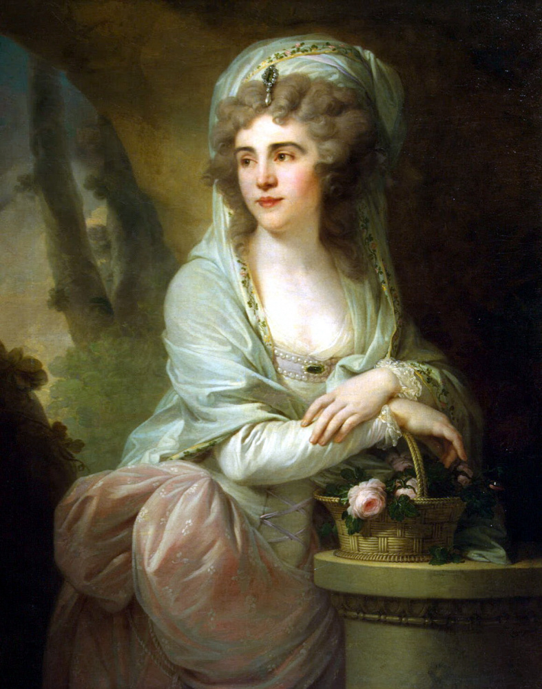 Johann Baptist Lumpy (older). Portrait Of Ekaterina Sergeevna Samoilova
