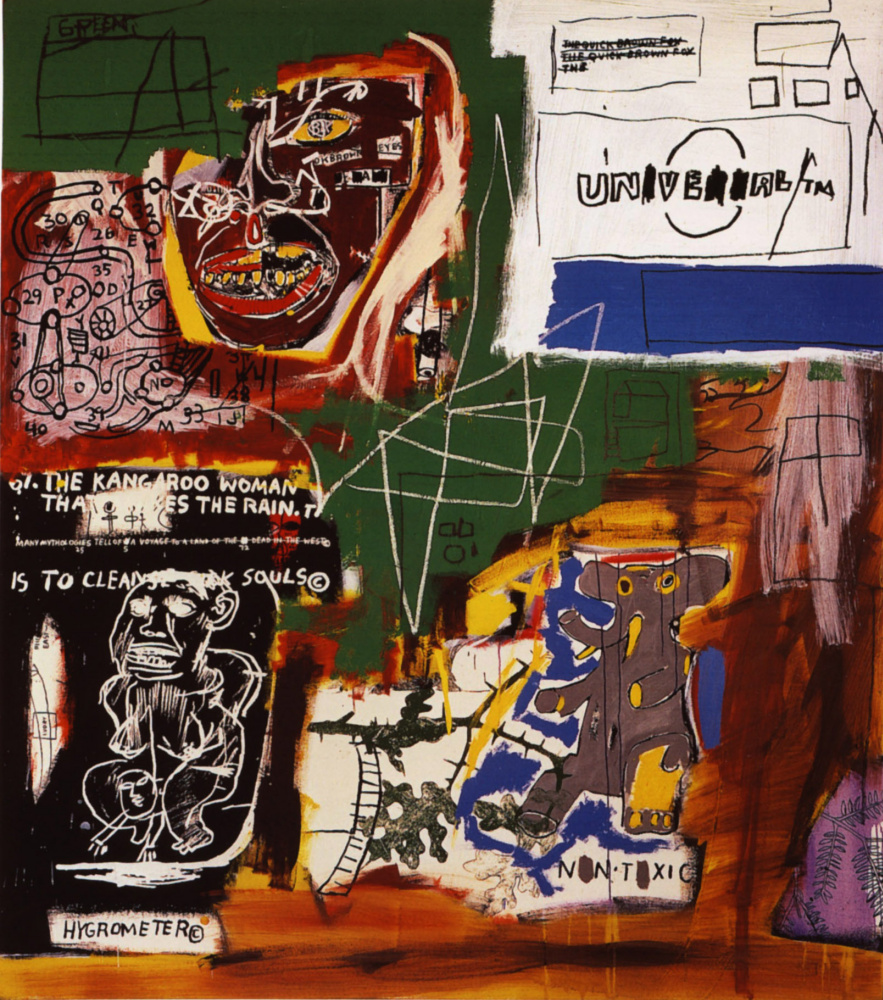 Jean-Michel Basquiat. Sienna