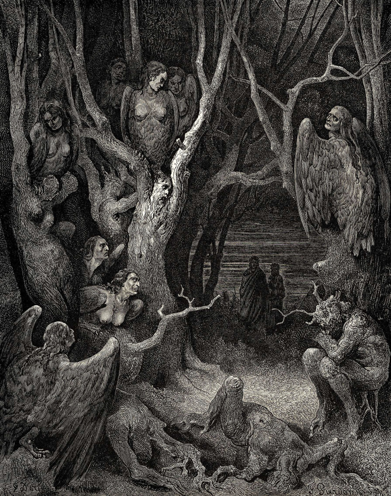 Paul Gustave Dore. Illustration for the "Divine Comedy"