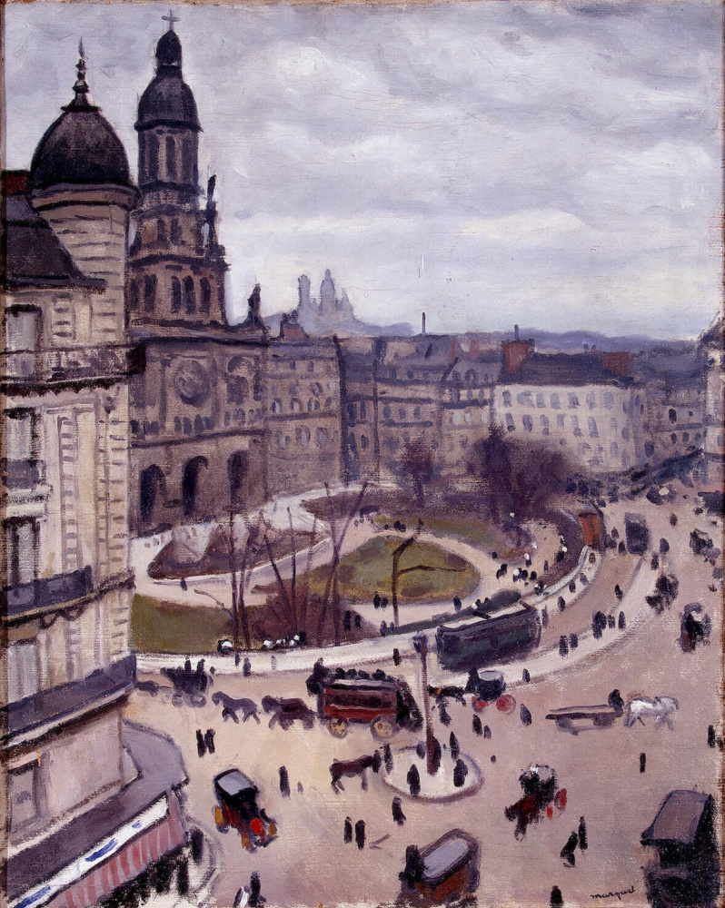 Albert Marquet. Square of the Holy Trinity in Paris