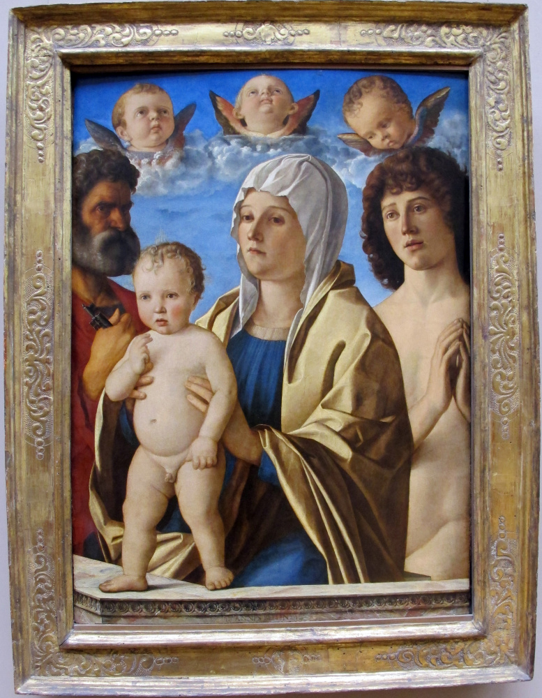 Madonna and Child with Saints Peter and Sebastian