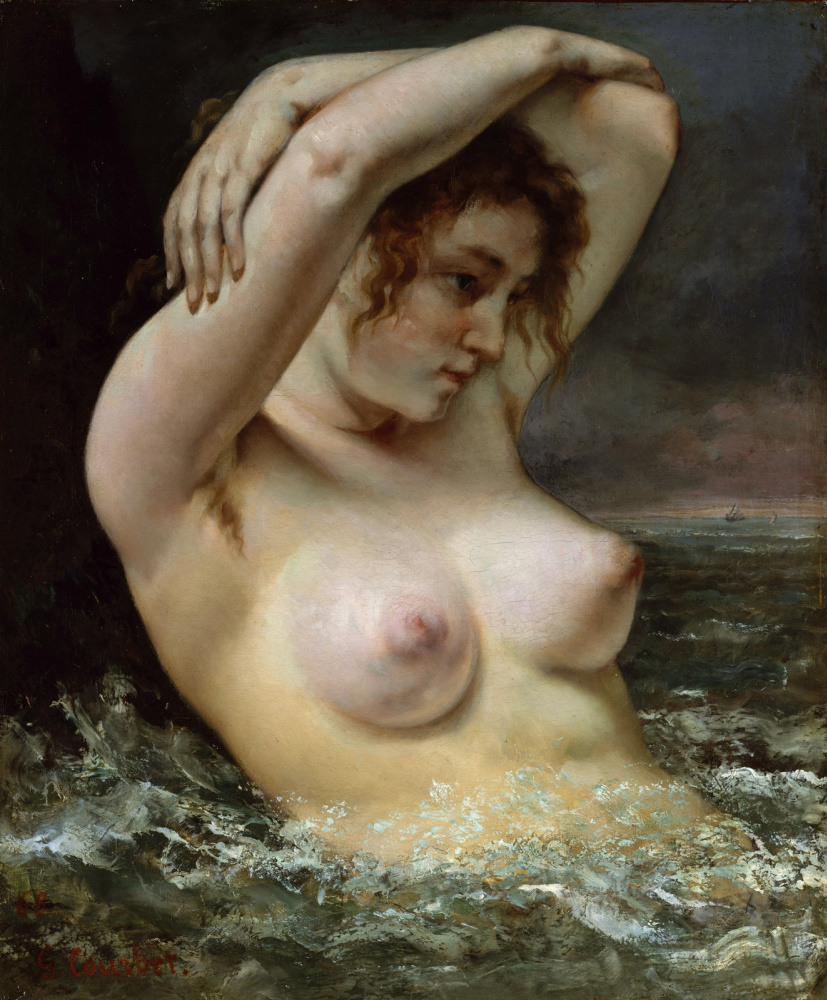Gustave Courbet. Bather