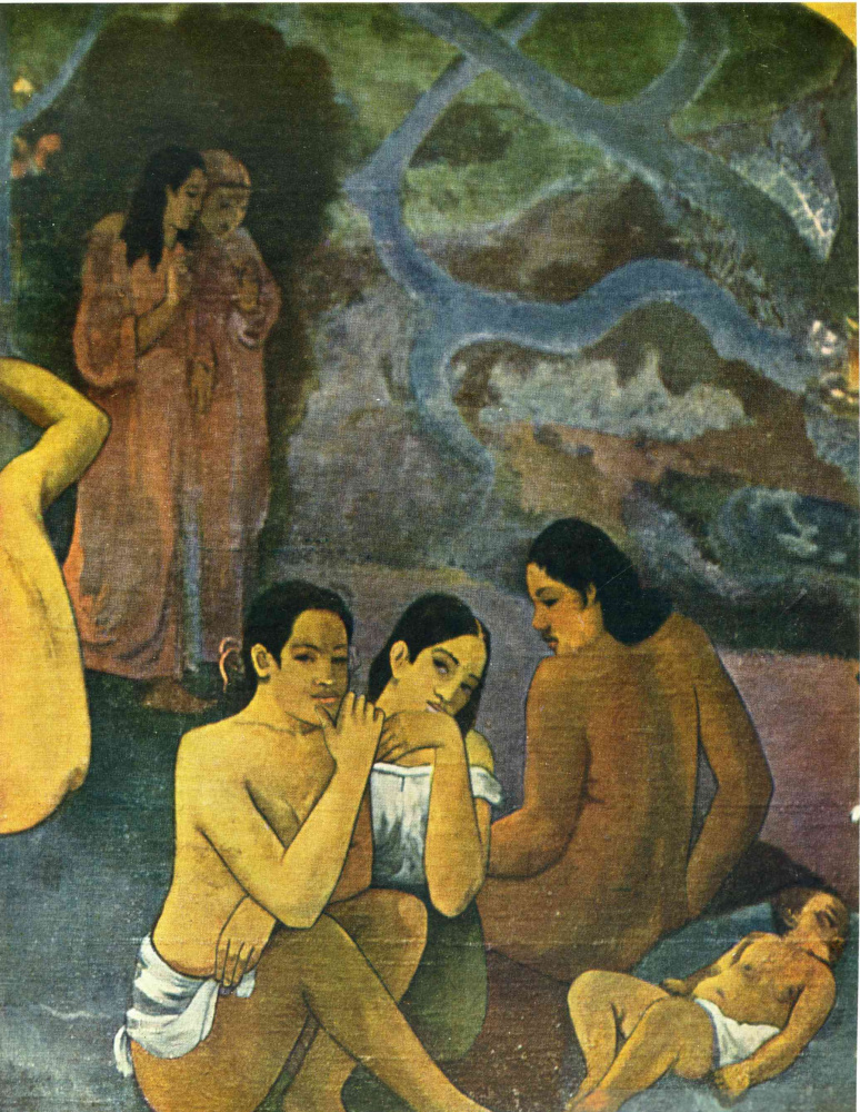 Paul Gauguin. Where did we come from? Who are we? Where are we going? Fragment 2