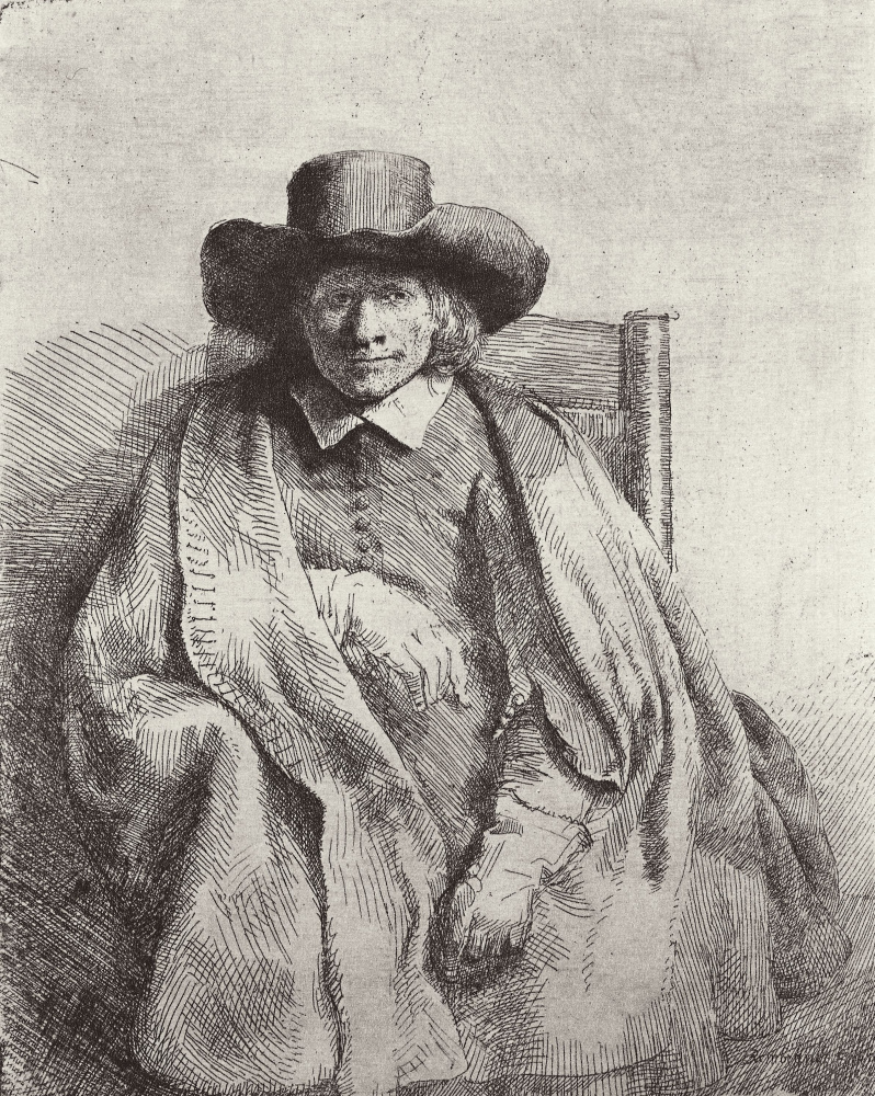 Rembrandt Harmenszoon van Rijn. Portrait of Clement de Yonge