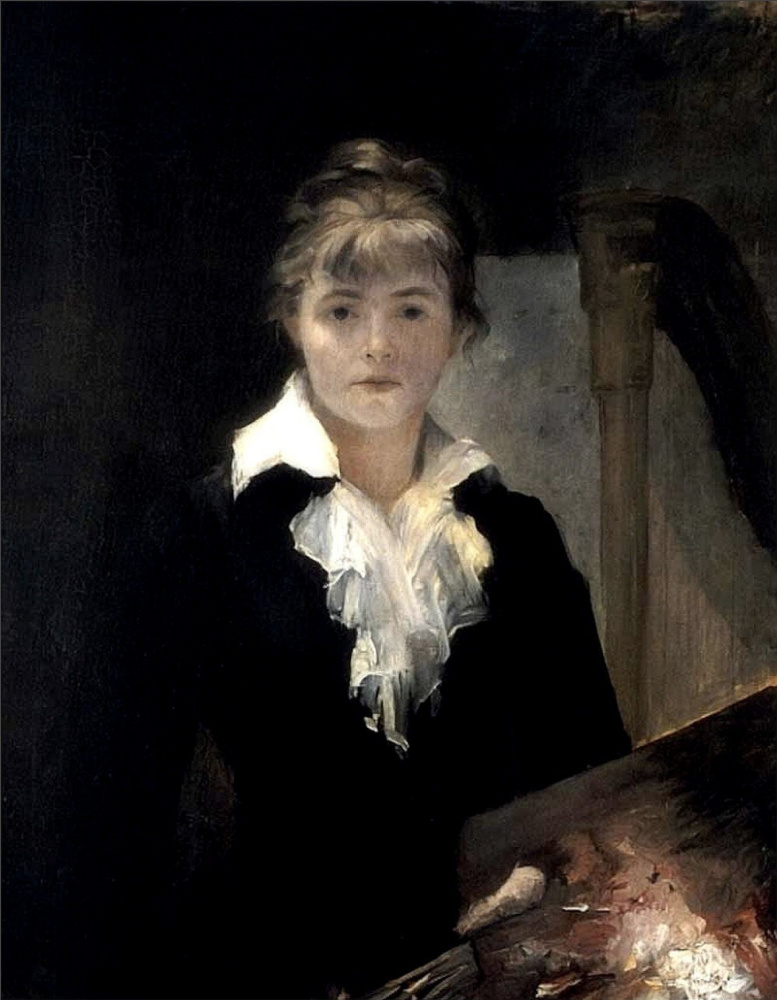 Мария Константиновна Башкирцева. Self-portrait with palette