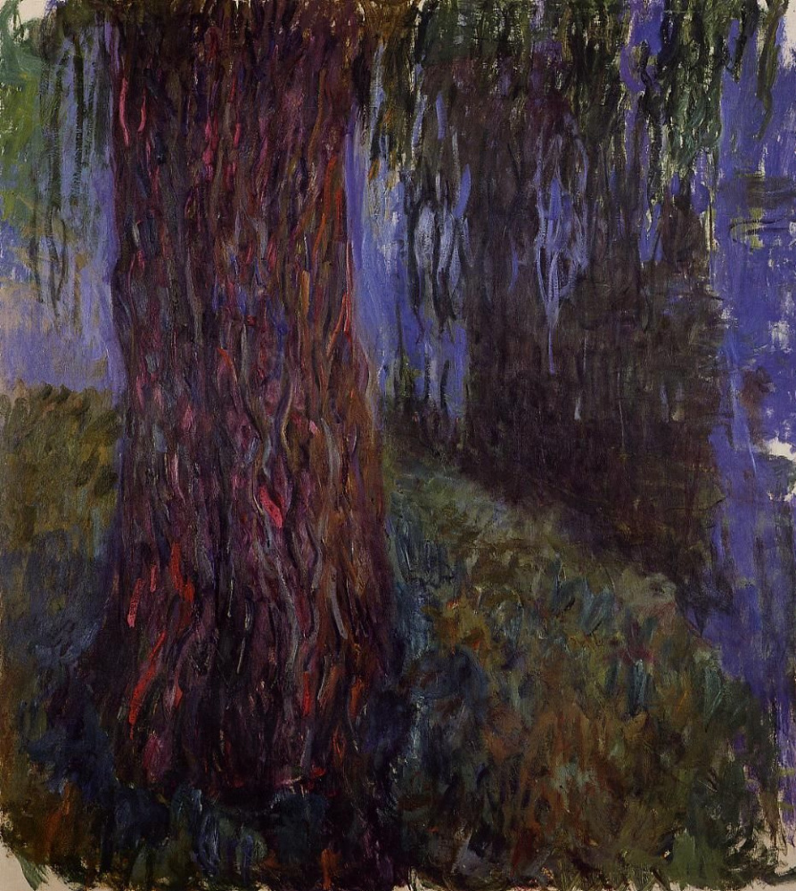 Claude Monet. Giardino di ninfea con salice piangente