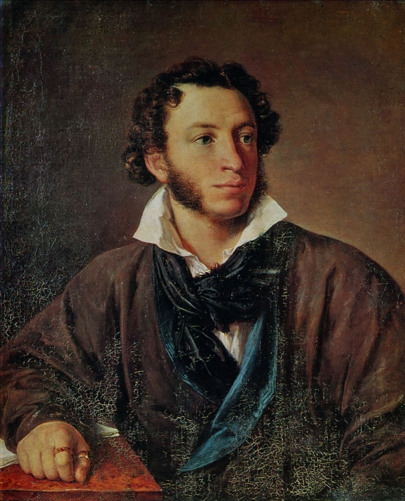 Vasily Tropinin. Portrait Of Alexander Pushkin