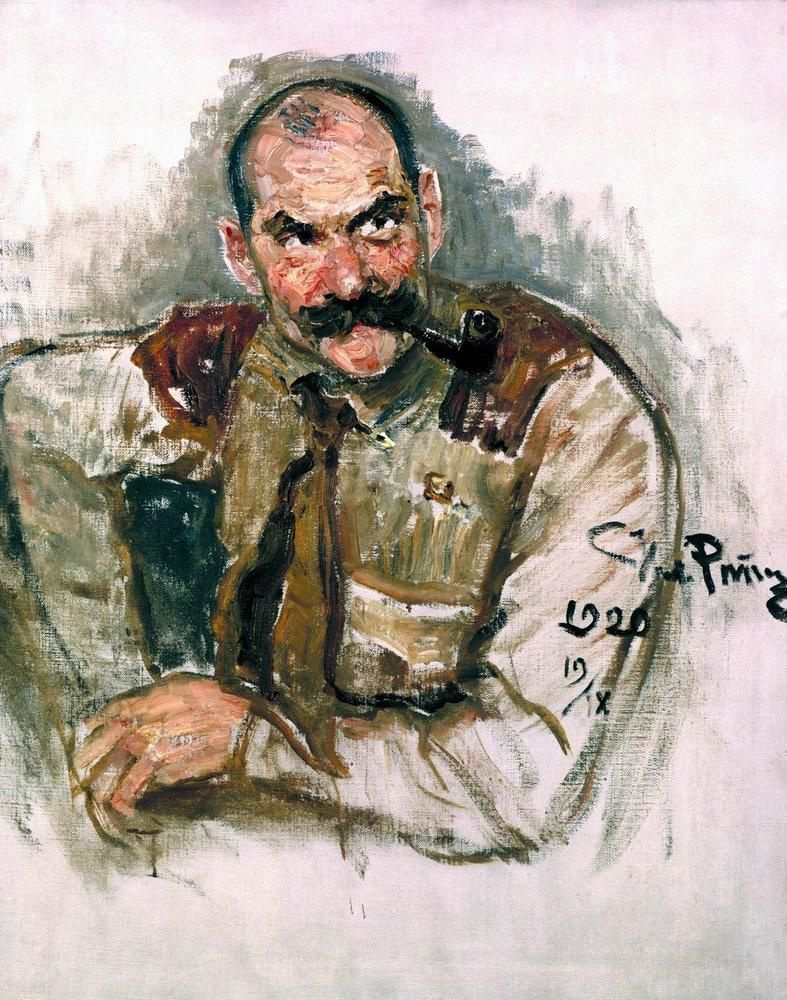 Ilya Efimovich Repin. Portrait of the artist Gallen - Kallela