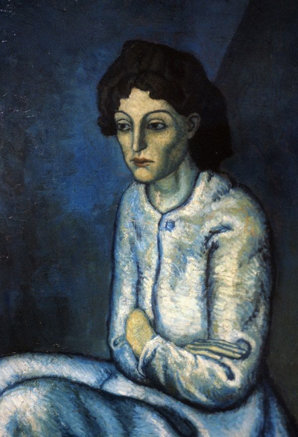 Pablo Picasso. Frau mit verschränkten Armen