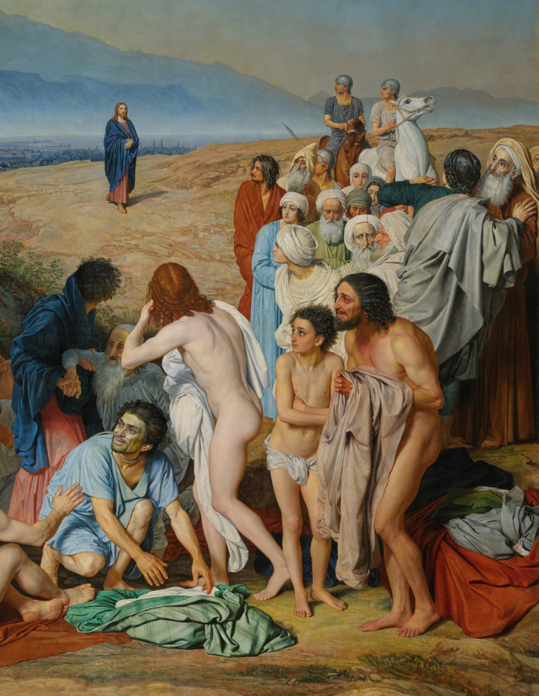 Alexandre Andreevitch Ivanov. L'apparition du Christ au peuple. 1837-1857 détail