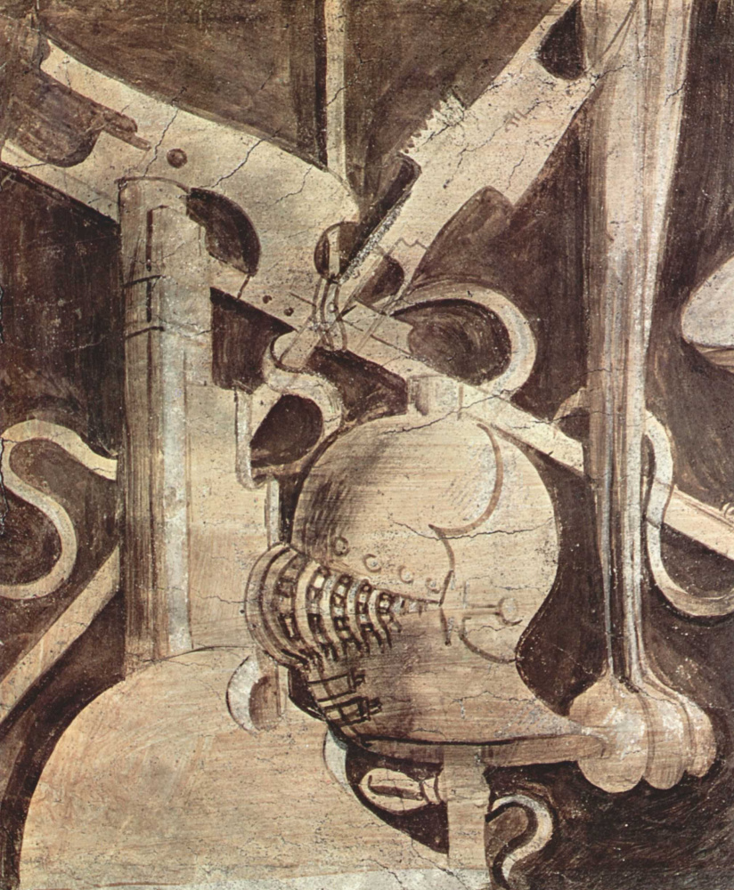 Giorgione. Frieze "Free art and mechanical art". Armor