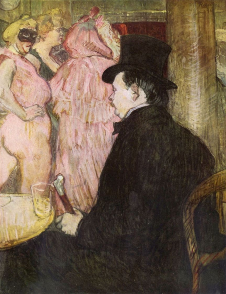 Henri de Toulouse-Lautrec. Monsieur Maksen, Dethomas at the Opera