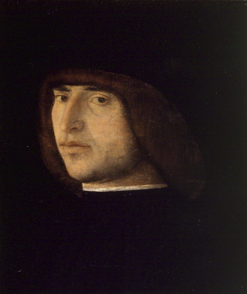 Giovanni Bellini. Portrait of a young man
