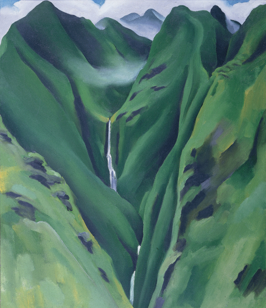 Georgia O'Keeffe. Waterfall No. 1, ‘Īao Valley, Maui,