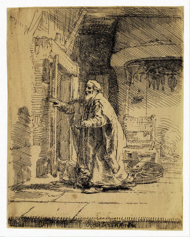 Rembrandt Harmenszoon van Rijn. Blind Tobit
