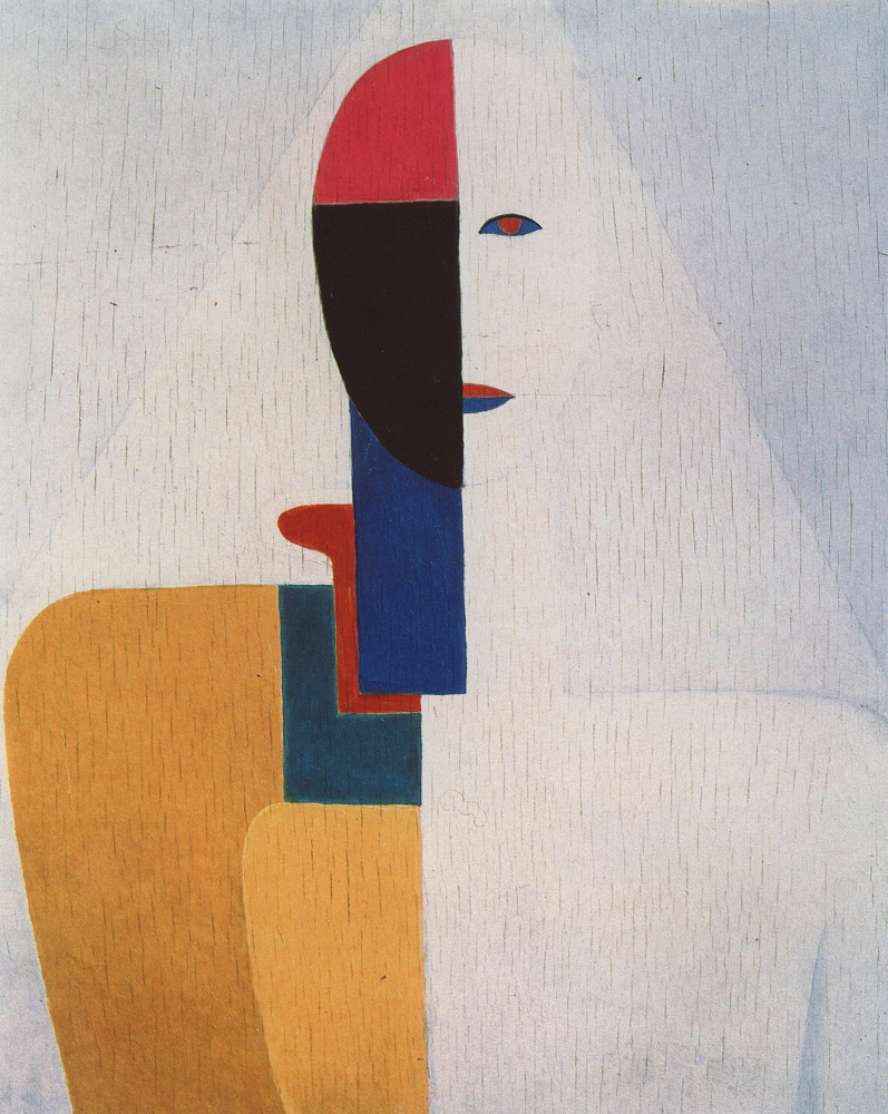 Kazimir Malevich. Half of the female figure