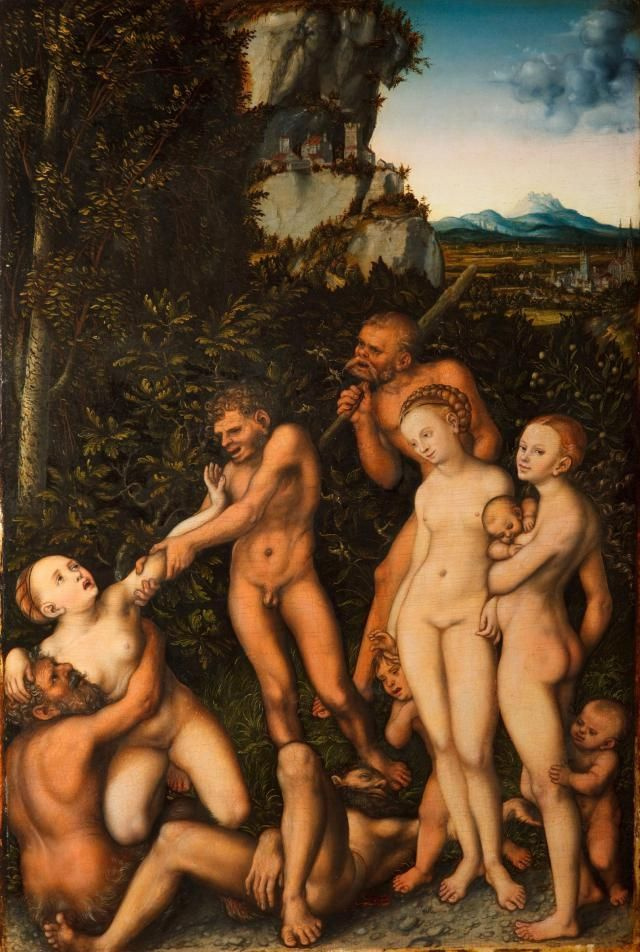 Lucas Cranach the Elder. Fruits of jealousy (the Silver age)