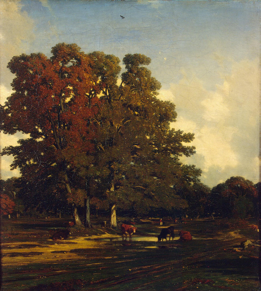 Jules Dupree. Autumn landscape