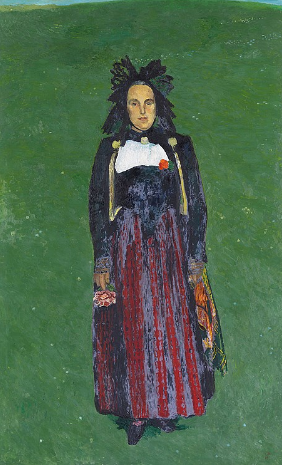 Cuno Amiet. A woman from Bern in national costume