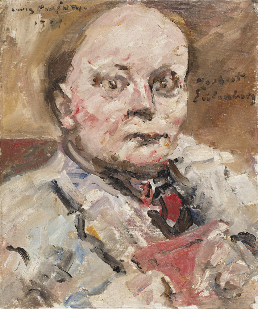 Lovis Corinto. Portrait of the poet Herbert Eulenberg