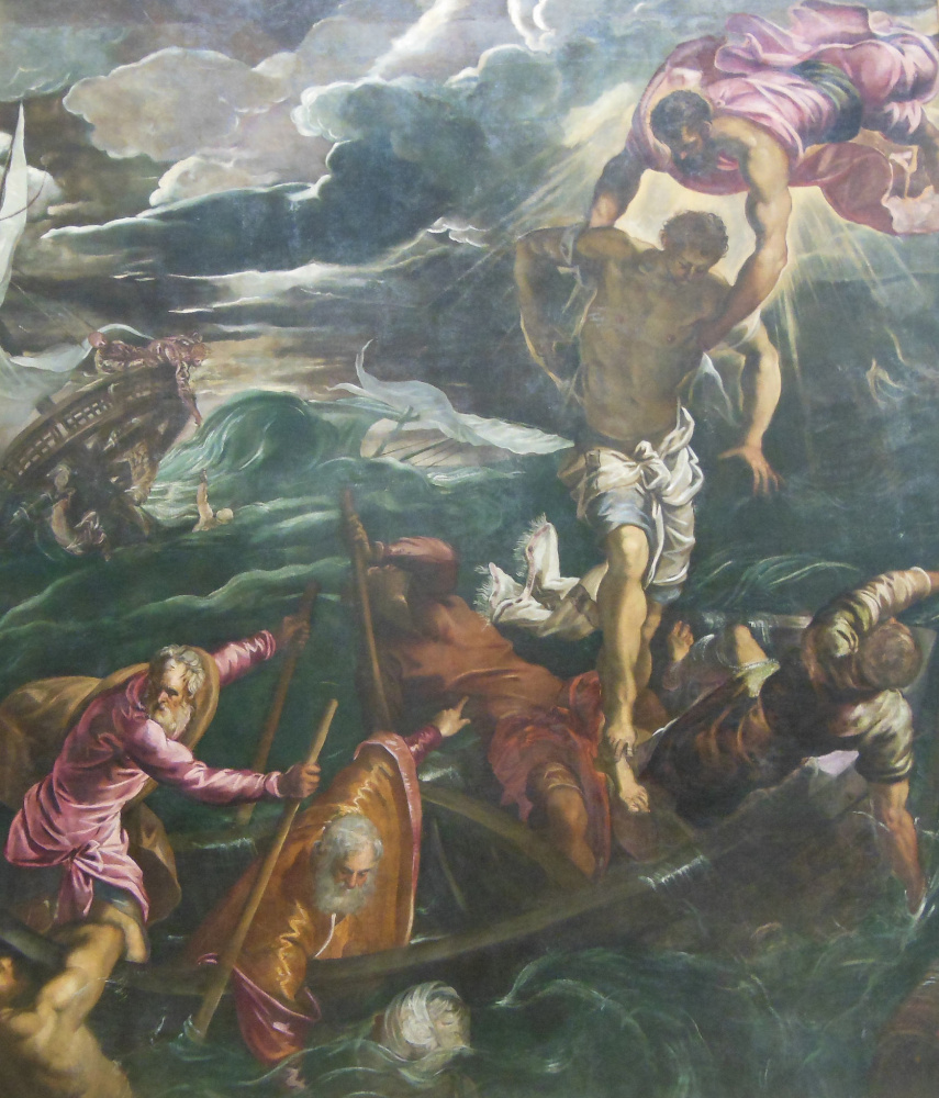 Святой Марк спасает сарацина от кораблекрушения