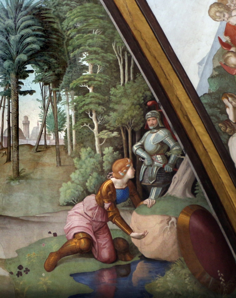 The frescoes of the villa Massimo, Tasso Hall: The Death of Clorinda